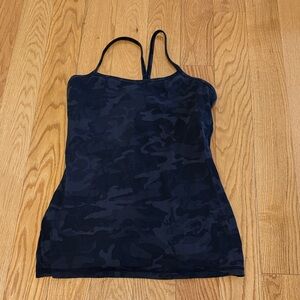 lululemon athletica black Camouflage Tank Top